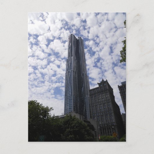 8 Spruce Street Skycraper Postcard New York City Postkarte (Vorderseite)