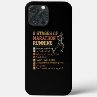 8 Stages of Marathon Running Cross Country Race Case-Mate iPhone Hülle