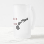 8 Stunden Flaschen-zum zu drosseln Mattglas Bierglas (VorderseiteRechts)