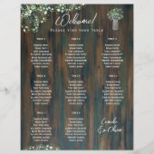 8 Tabelle Rustikales Holzpferd (Vorderseite)