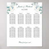 8 Tables Seekartenzeichen Poster (Vorne)