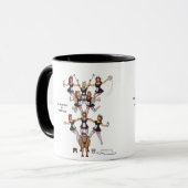 8. Tag Tasse der Weihnachten(acht ein-Melkende (Vorderseite Links)