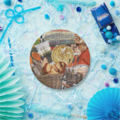 8 Teller in Dessertgröße mit Kaffee-Thema (Party)