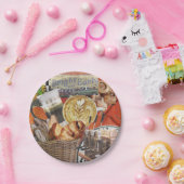 8 Teller in Dessertgröße mit Kaffee-Thema (Party)