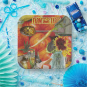 8 Teller in Papiergröße zum Abendessen Kulinarisch (Party)