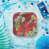 8 Teller in Papiergröße zum Abendessen mit Weihnac (Party)