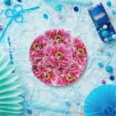 8 Teller Pink Peonies (Party)