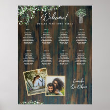 8 Tisch Rustikales Holz Gypsophila FOTO SITZUNG