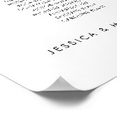 8 Tische für moderne Sitzplätze Poster (Ecke)