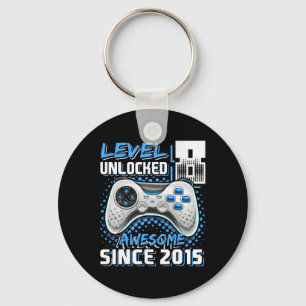 8 Unlocks Phantastisch 2015 Videospiel 8. Geburtst Schlüsselanhänger