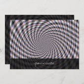 8 Vodkas zu viele - Fraktal Einladung (Vorne/Hinten)