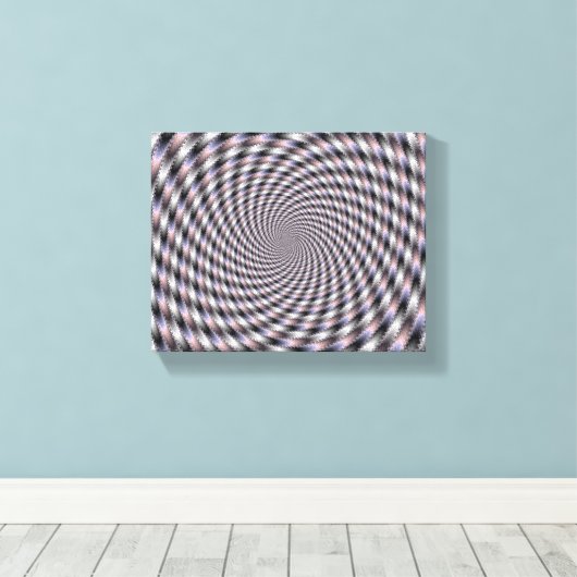 8 Vodkas zu viele - Fraktal Leinwanddruck (Insitu (Holzboden))