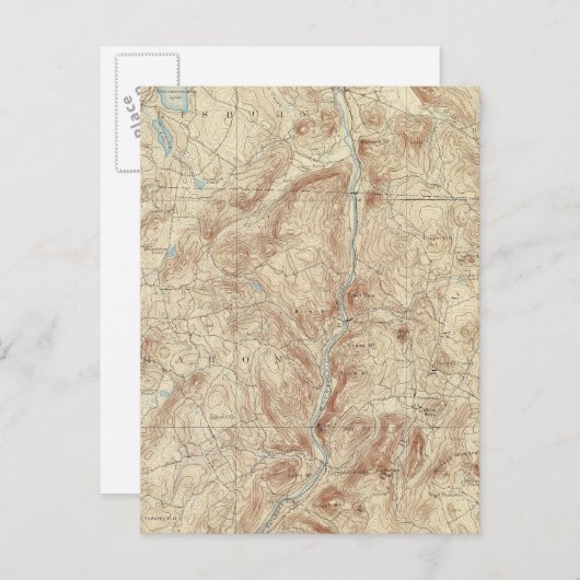 8 Wandblech Postkarte (Vorne/Hinten)