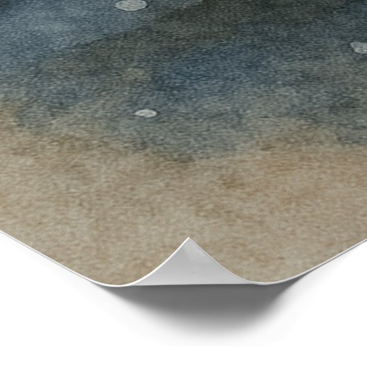 8. Winter, Hearth Glow, saisonale Printwerbung Poster (Ecke)