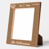 8"x10" Hochzeitsgeschenk für Familien Foto Herzstü Geätzte Rahmen (Links)