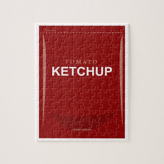 8"x10" Ketchup Packet Puzzle (Vertikal)