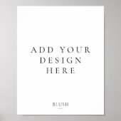 8"x10" Plakatunterdruck Poster (Vorne)