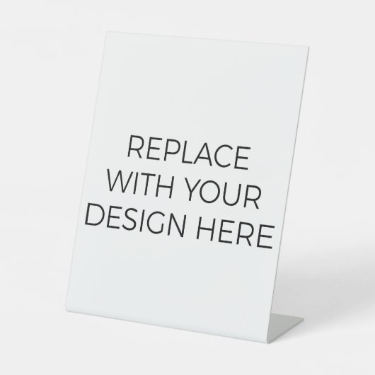 8 x 10 Druck Sockelschild (Vorderseite)