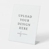 8" x 10" Kunststoffgehäuse Sockelschild (Vorderseite)