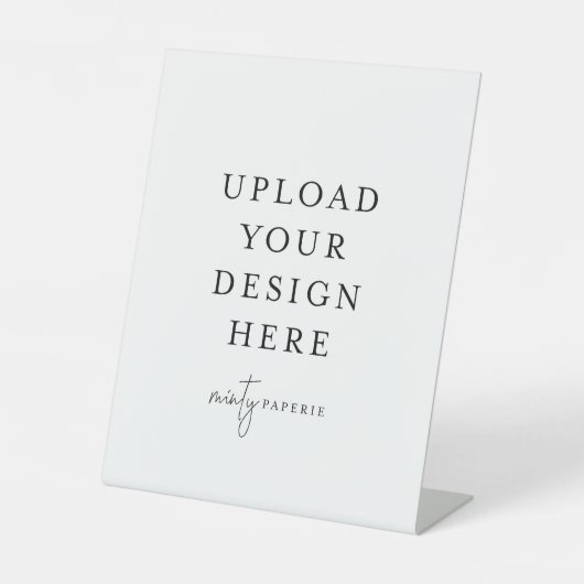 8" x 10" Kunststoffgehäuse Sockelschild (Vorderseite)