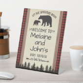 8 x 10 Lumberjack Begrüßungszeichen Sockelschild (In SItu)