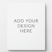 8" x 10" Portraitzeichen Fotoplatte (Vorderseite)