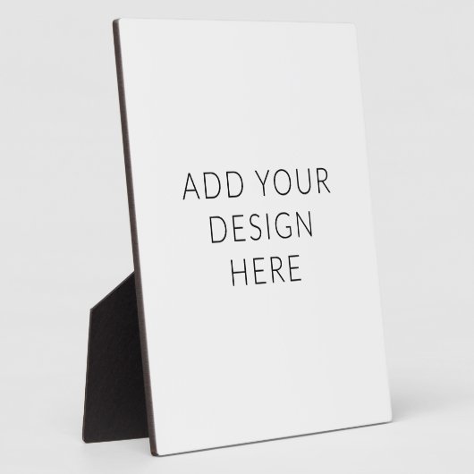 8" x 10" Portraitzeichen Fotoplatte (Seite)