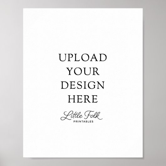 8 x 10" Poster (Vorne)