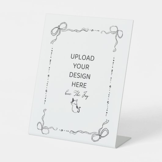 8 x 10" sockelschild (Vorderseite)