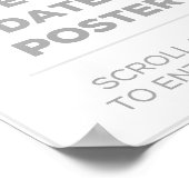 8" x 10" Special Dates Poster (Ecke)