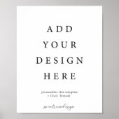 8 x 10" Vertikal/Portrait-Poster-Zeichen Poster (Vorne)