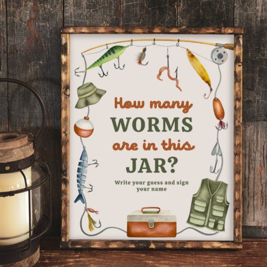 8 x 10 Zoll Schätzung wie viele Fischereizeichen