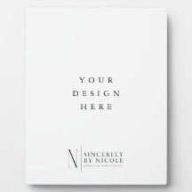 8 x 10 Zoll-Schild mit Ständer