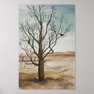 8" x 12", Spring Tree Poster (Matte)