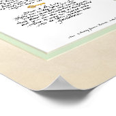 8 x 20 Aufbau eines gesunden Kindes, Pergament Aqu Poster (Ecke)