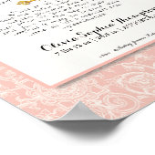 8 x 24 Erstellen eines Musters für gesunde schwarz Poster (Ecke)