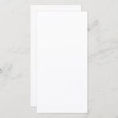 8" x 4" Flat Wedding Dankeschön Karte (Vorne/Hinten)