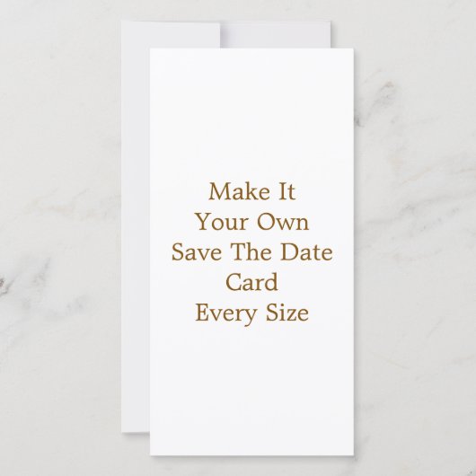 8" x 4" Save-the-Date-Karte Save The Date (Vorderseite)