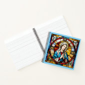8" x 8" Mutter Mary Stached Glass Notebook 01 Notizblock (Innenseite)
