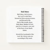 8" x 8" Mutter Mary Stached Glass Notebook 01 Notizblock (Rückseite)