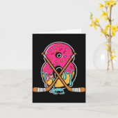 8 Year Old Hockey Ice Cream Drip Youth 8th Birthda Karte (Gelbe Blume)