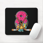 8 Year Old Hockey Ice Cream Drip Youth 8th Birthda Mousepad (Mit Mouse)