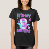 8 Years Old Birthday Kp Kids 8th Birthday Girls K- T-Shirt (Vorderseite)
