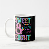 8 Years Old Sweet Sy And Eight Birthday Girl Donut Kaffeetasse (Links)