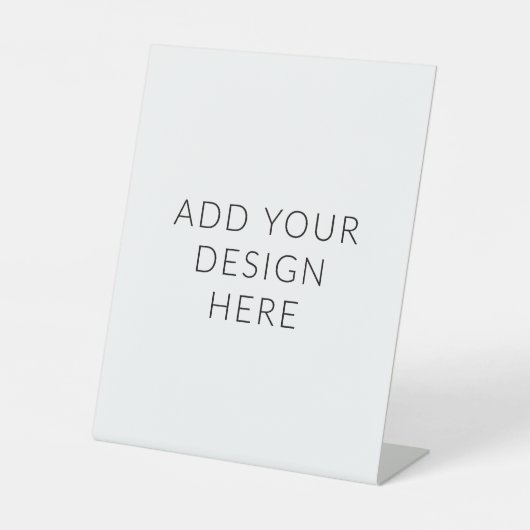 8 Zoll x 10 Zoll Portrait Sockelschild (Vorderseite)