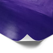 8A Einzigartiger Lila White Star Mandala Poster (Ecke)