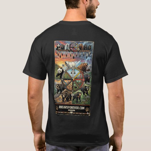 8bearsforever.com T-Shirt (Rückseite)