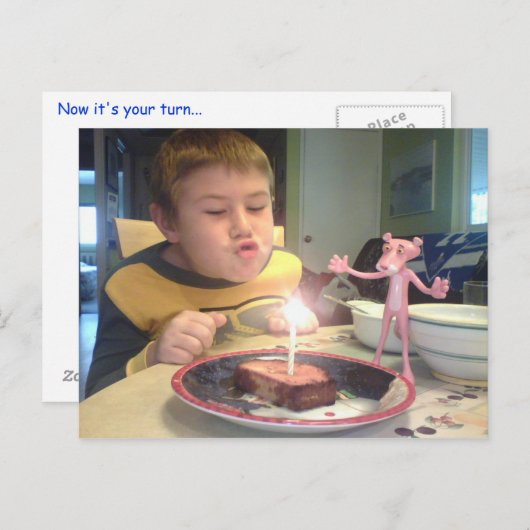 #8Birthday Postkarte (Vorne/Hinten)