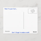 #8Birthday Postkarte (Rückseite)