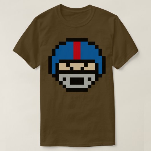 8Bit Helmet Head Oxford T-Shirt (Design vorne)
